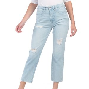NWT Good American Vintage Cropped Straight Jeans